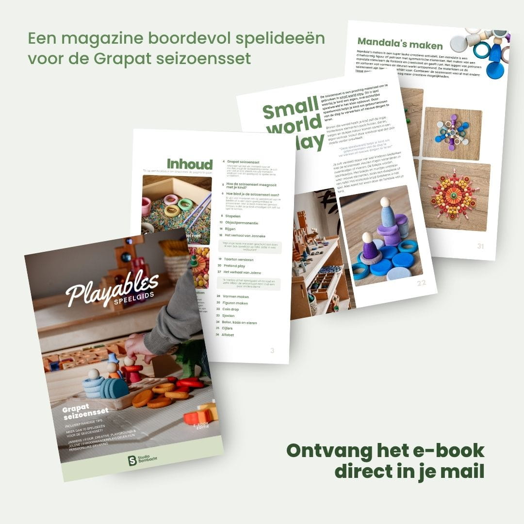 Speelgids voor Grapat seizoensset inhoud