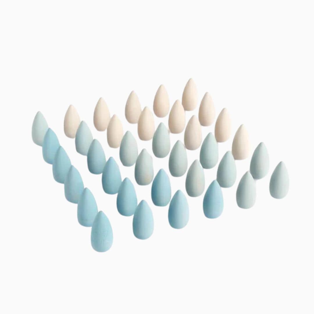 Grapat houten sneeuwvlokken mandala loose parts