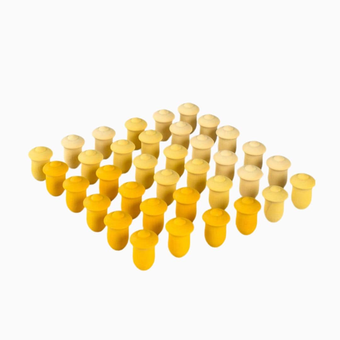 Grapat gele tulpen mandala loose parts