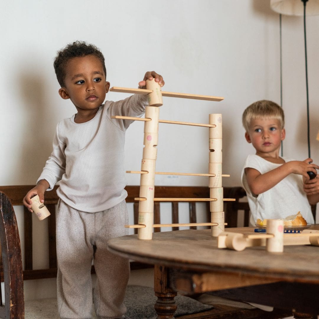 Grapat houten speelgoed woodland