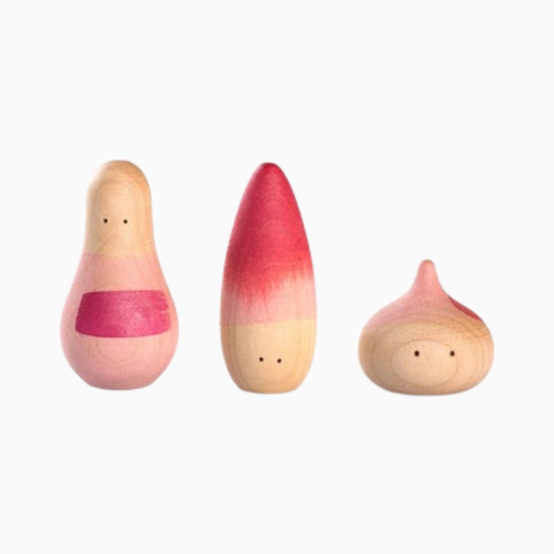 Grapat houten speelfiguren yay poppetjes