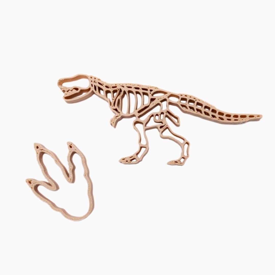 Grennn kinetisch zand vormpjes dinosaurus en poot