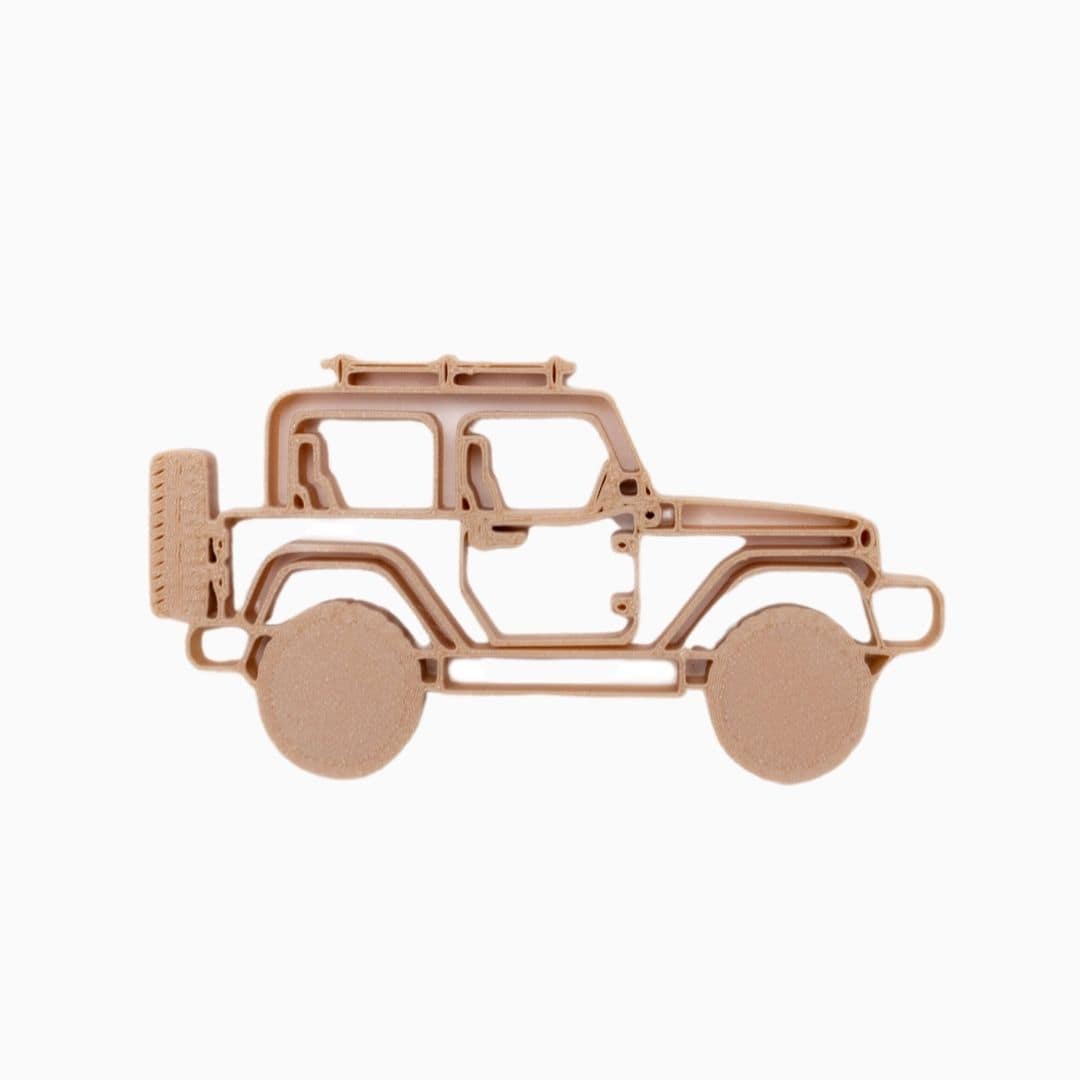 Grenn steker safariauto voor kinetisch zand