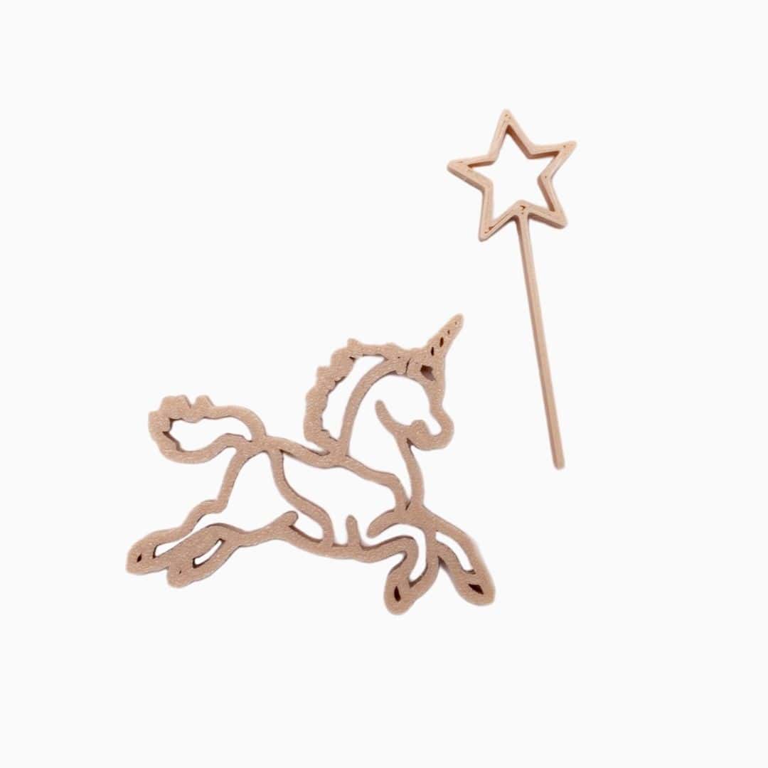 Grennn kinetisch zand vormpjes unicorn en toverstaf