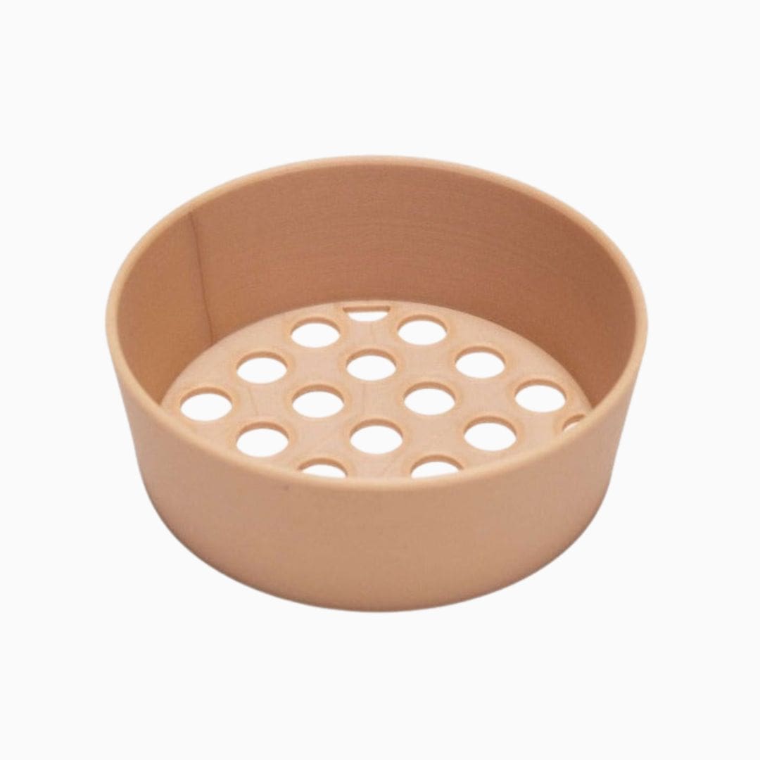 Grenn zeef voor in de speelbak met magnetisch zand en speelrijst