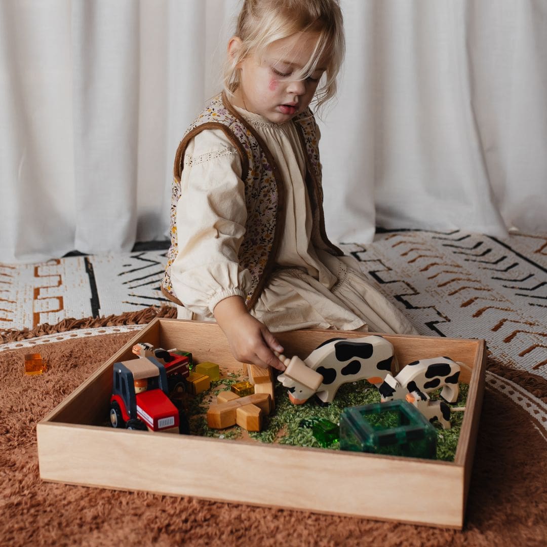 Grennn houten speelbak groot formaat van 40 bij 50 centimeter