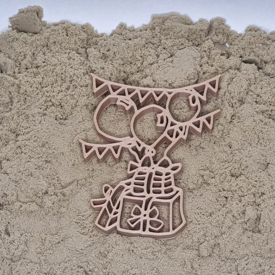 Grennn kinetisch zandvormpje verjaardag