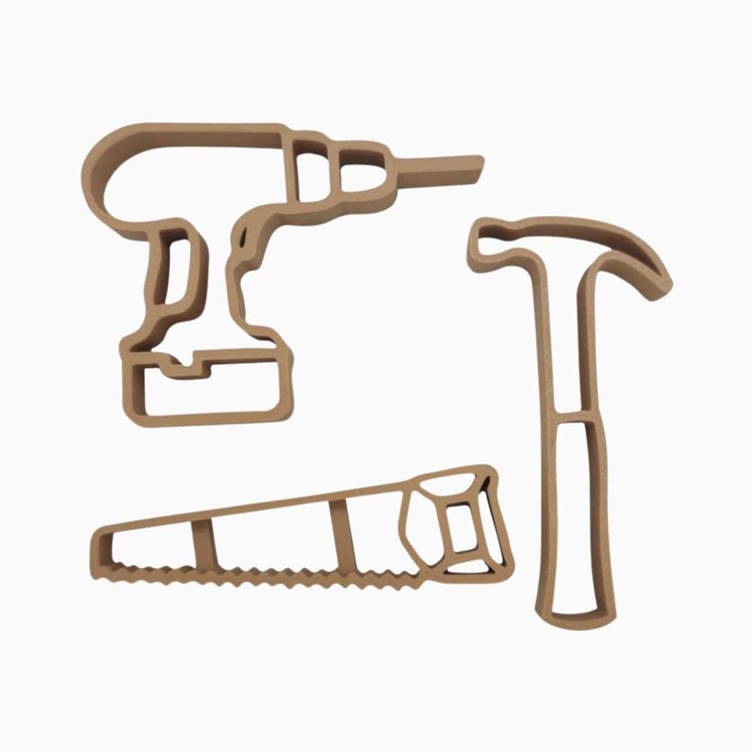 Grennn kinetisch zand vormpjes gereedschapsset met boor, hamer en zaag