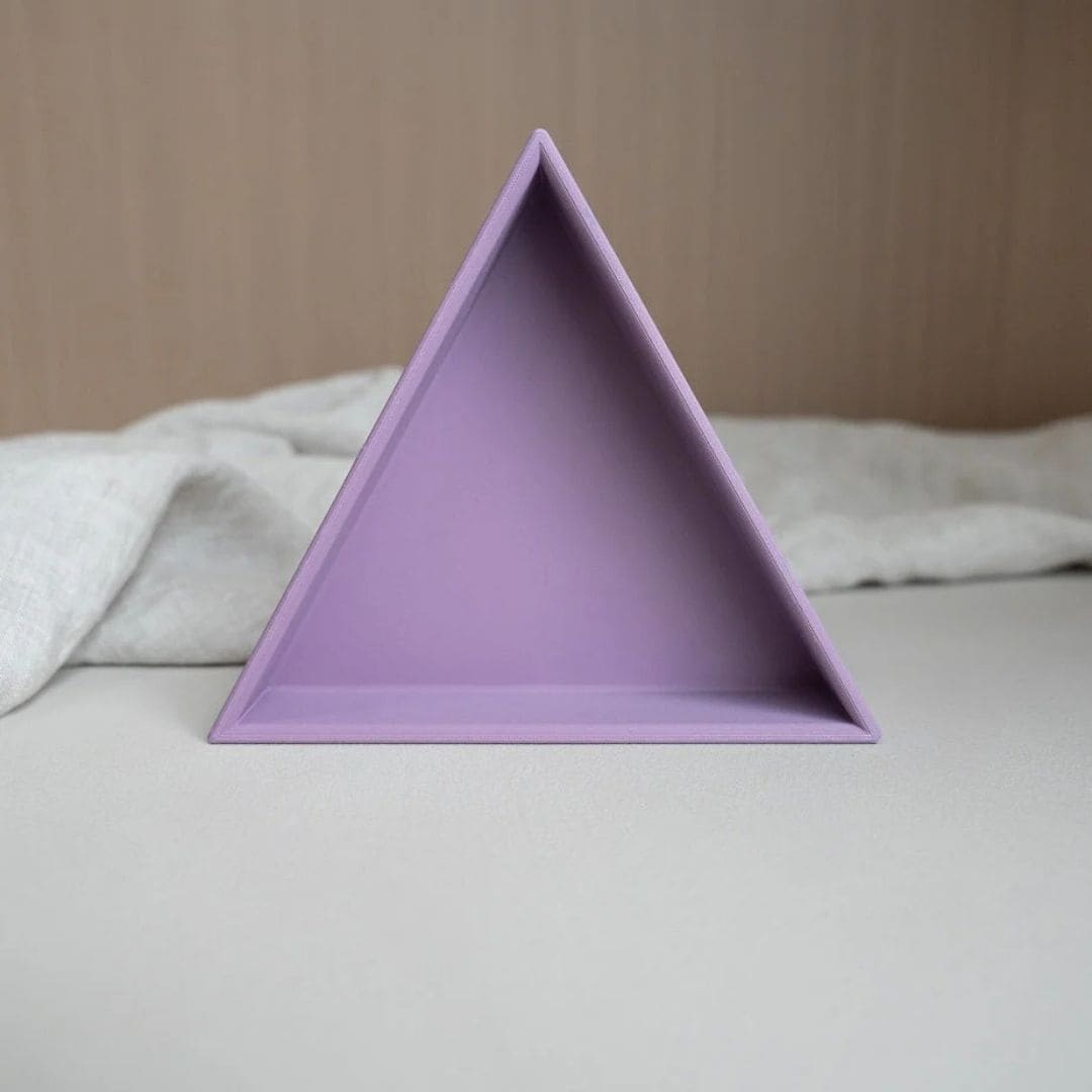 Grennn mandigo inlegdriehoek speelbak in de kleur paars