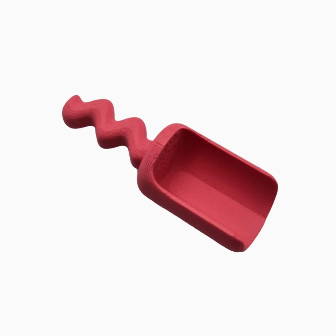 Grennn speelschep klein waves in de kleur licht rood