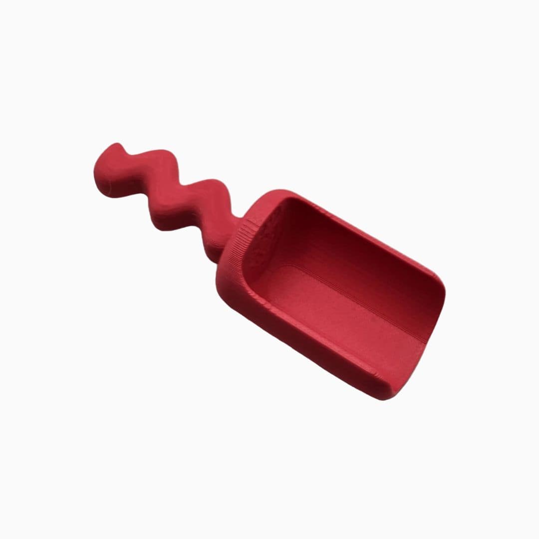 Grennn speelschep klein waves in de kleur regenboog rood