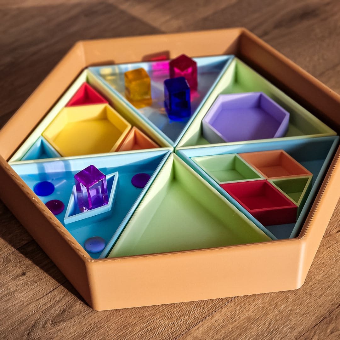 Grennn mandigo speelbak zeshoek