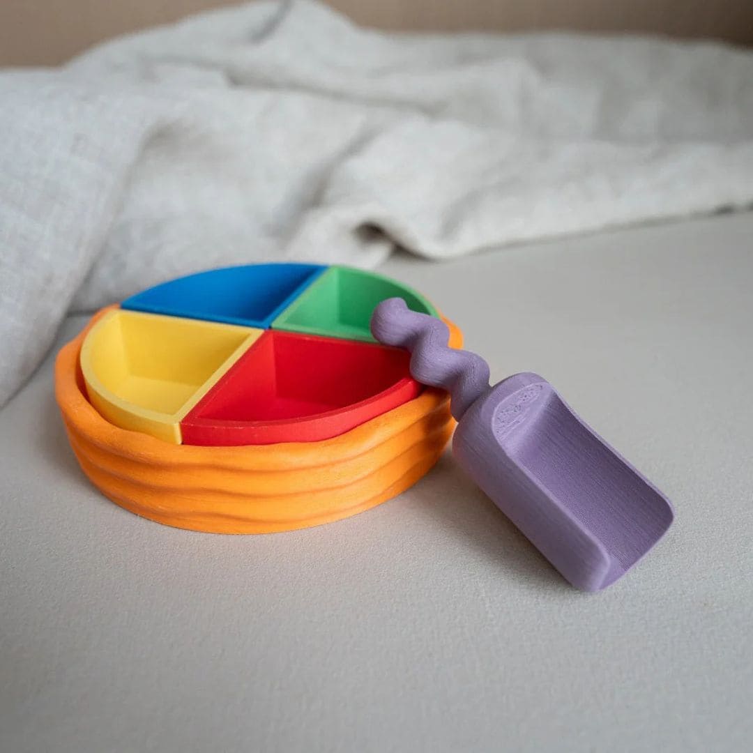 Grennn kinetisch zand accessoires speelbakjes kwartcirkel met schep