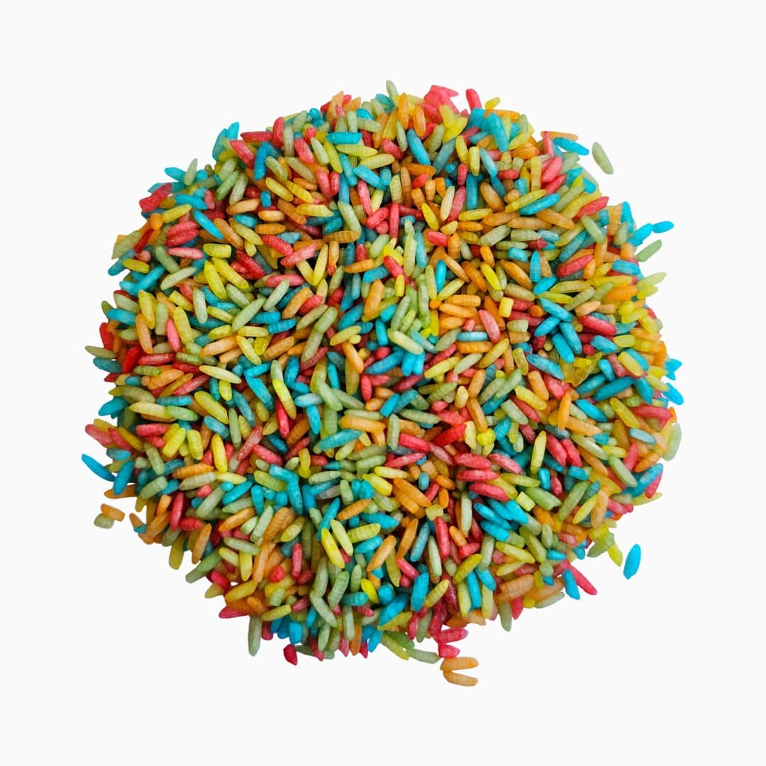 Grennn speelrijst regenboog mix