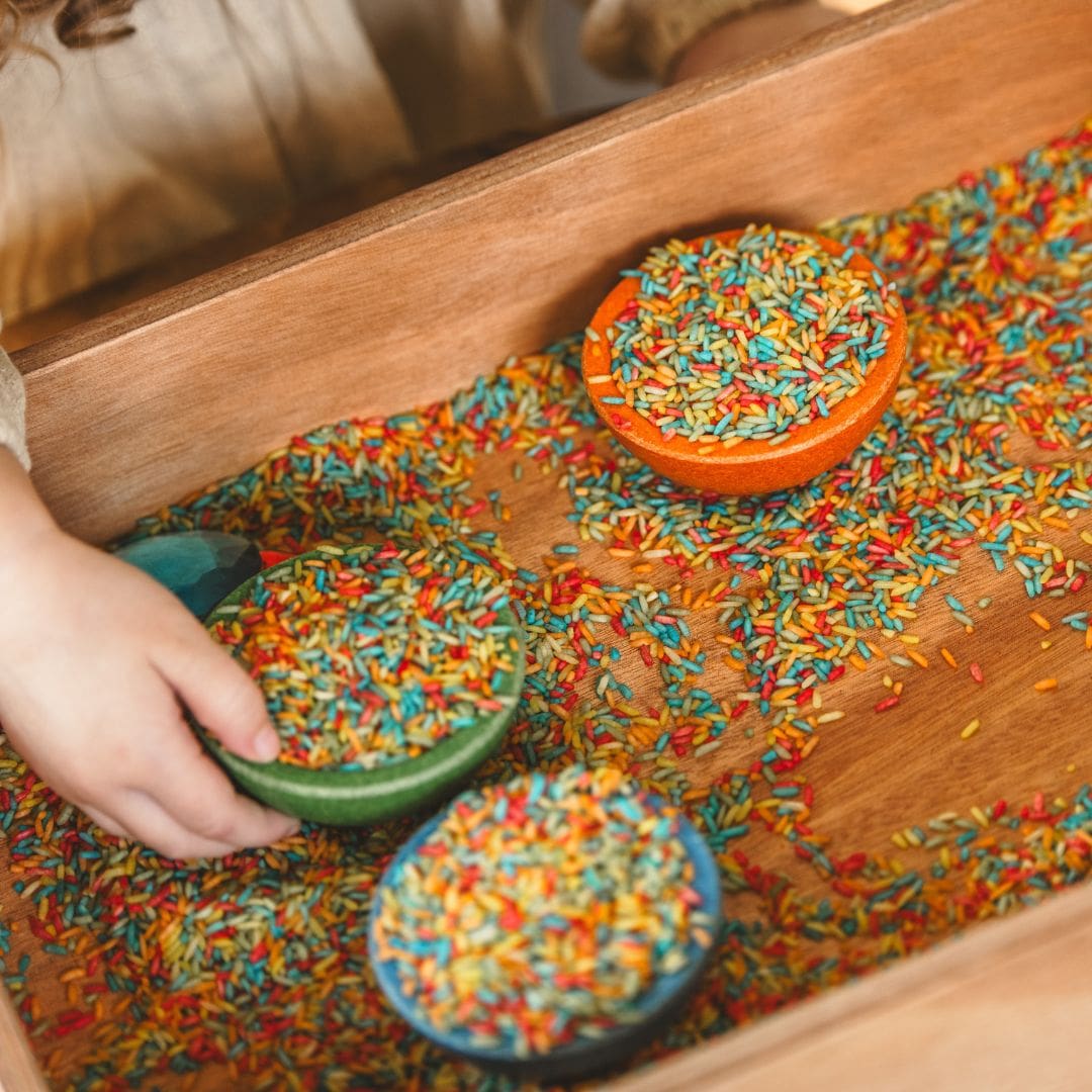 Grennn speelrijst regenboog mix