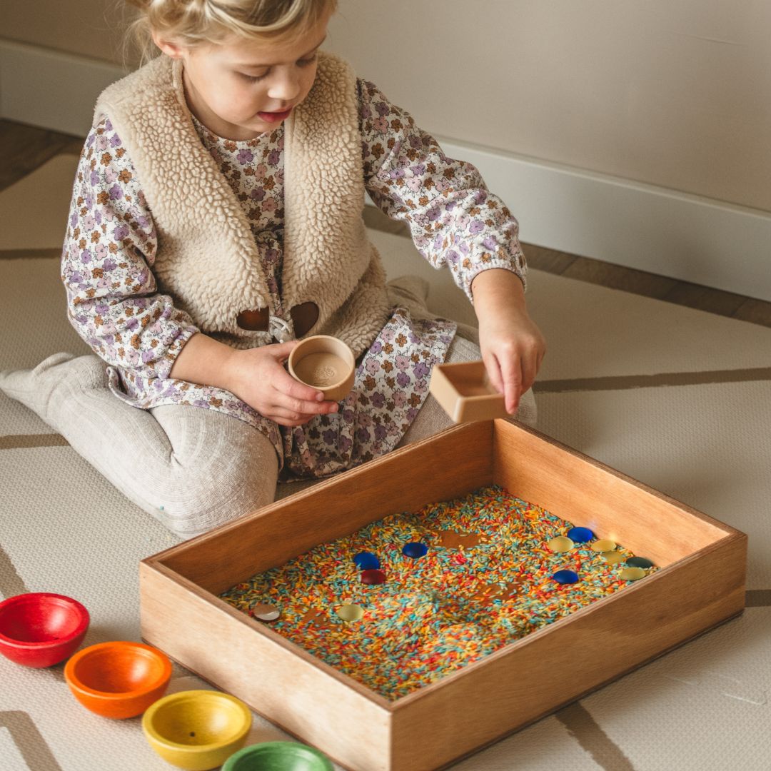 Grennn speelrijst regenboog mix