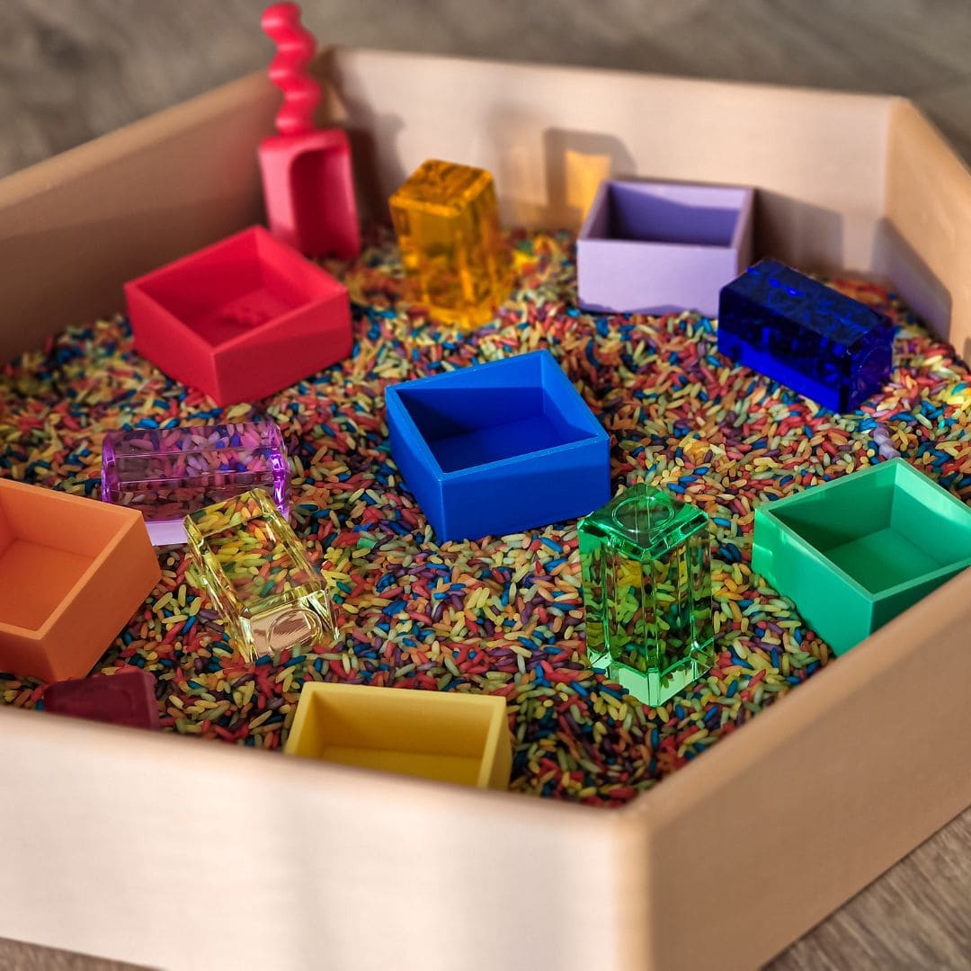 Grennn speelrijst regenboog waves mix