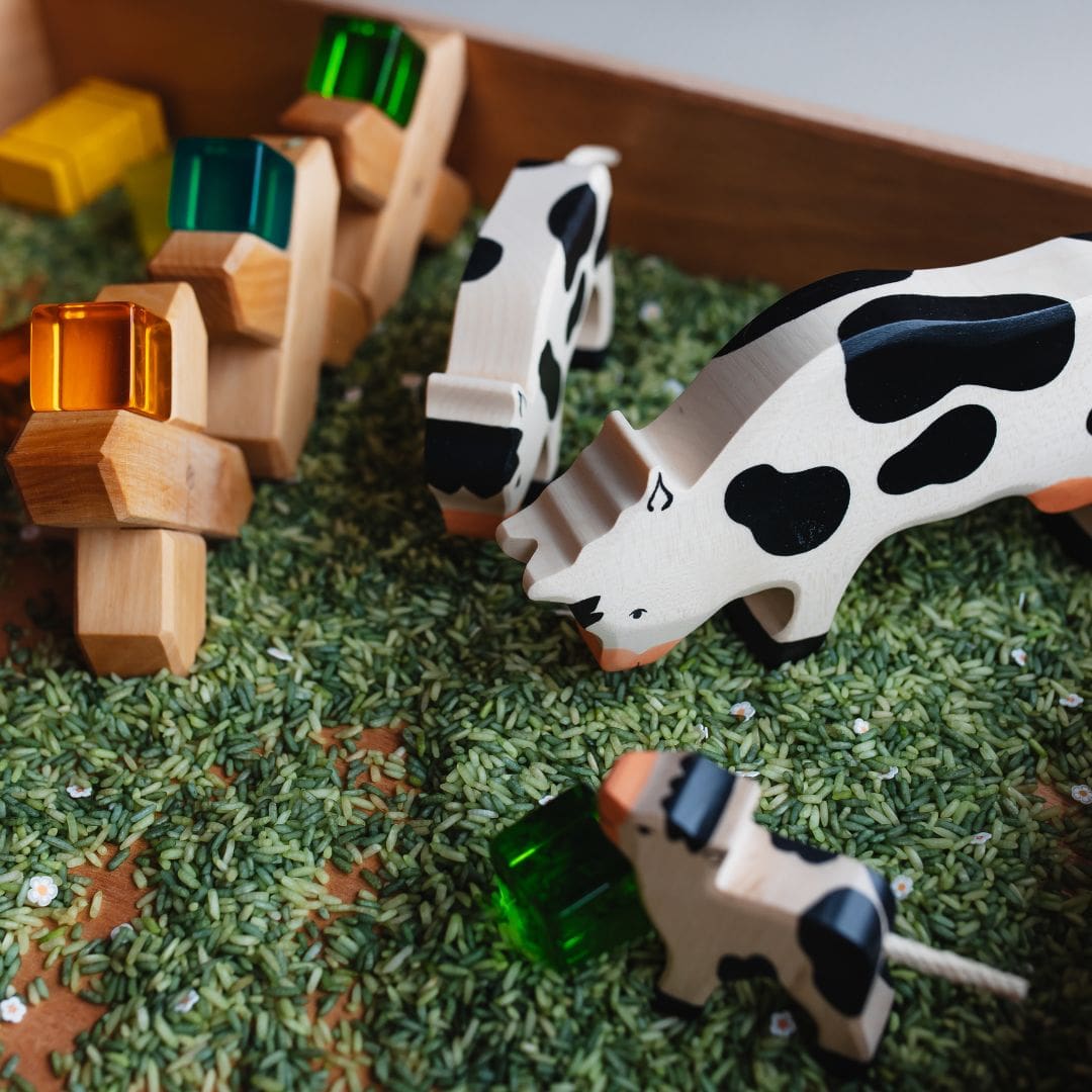 Grennn speelrijst lente mix met witte bloemen