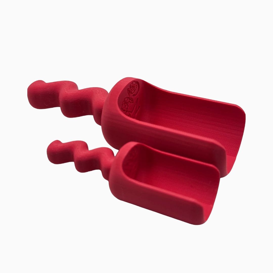 Grennn speelschep xl in de kleur pastel rood