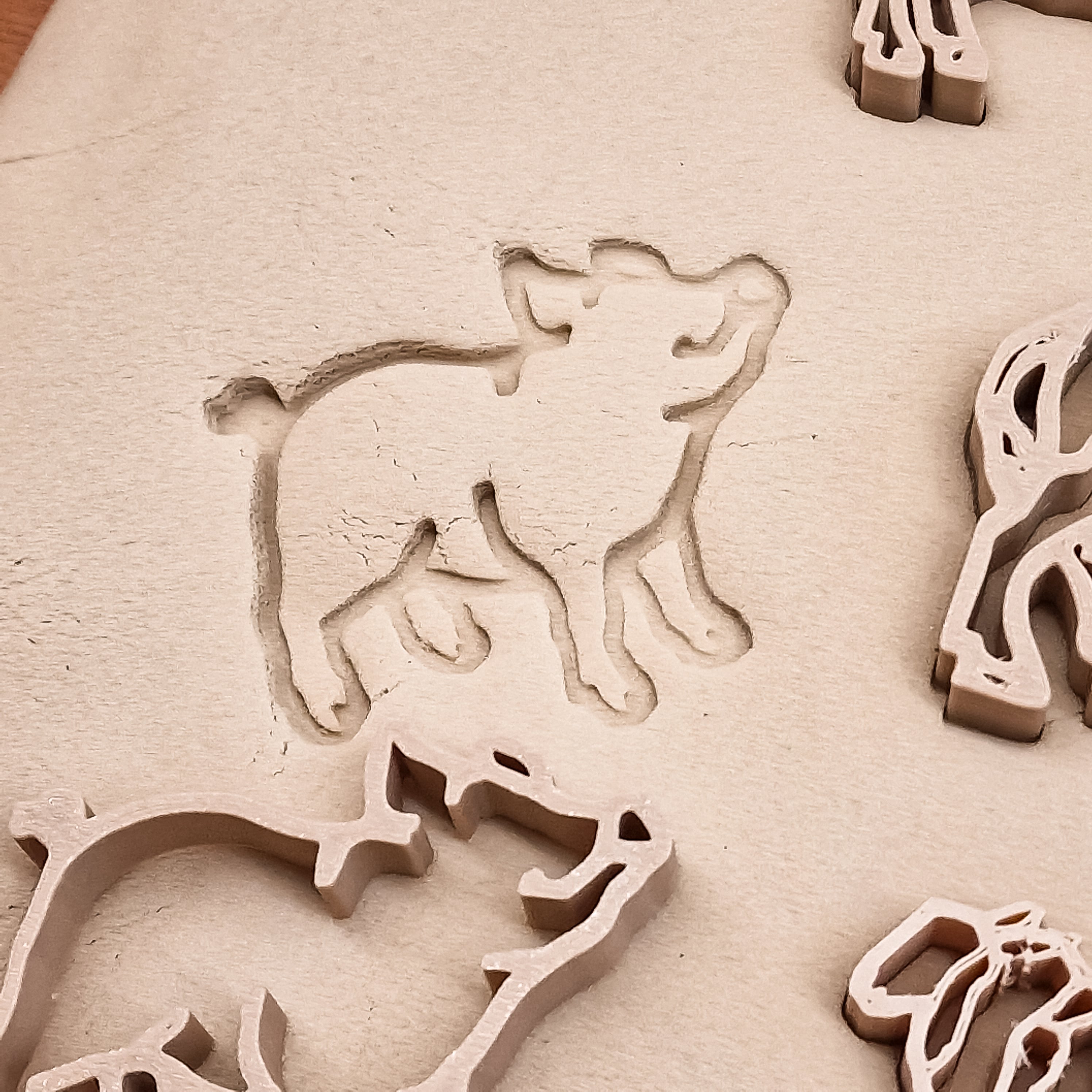 Grennn kinetisch zand vormpjes boerderijdieren