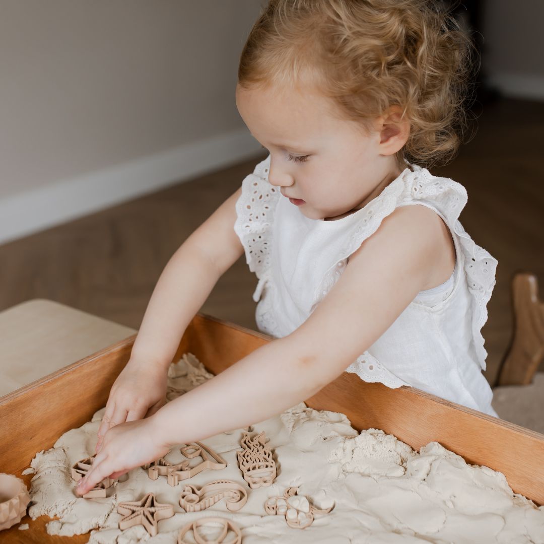Grennn kinetisch zand vormpjes zeedieren