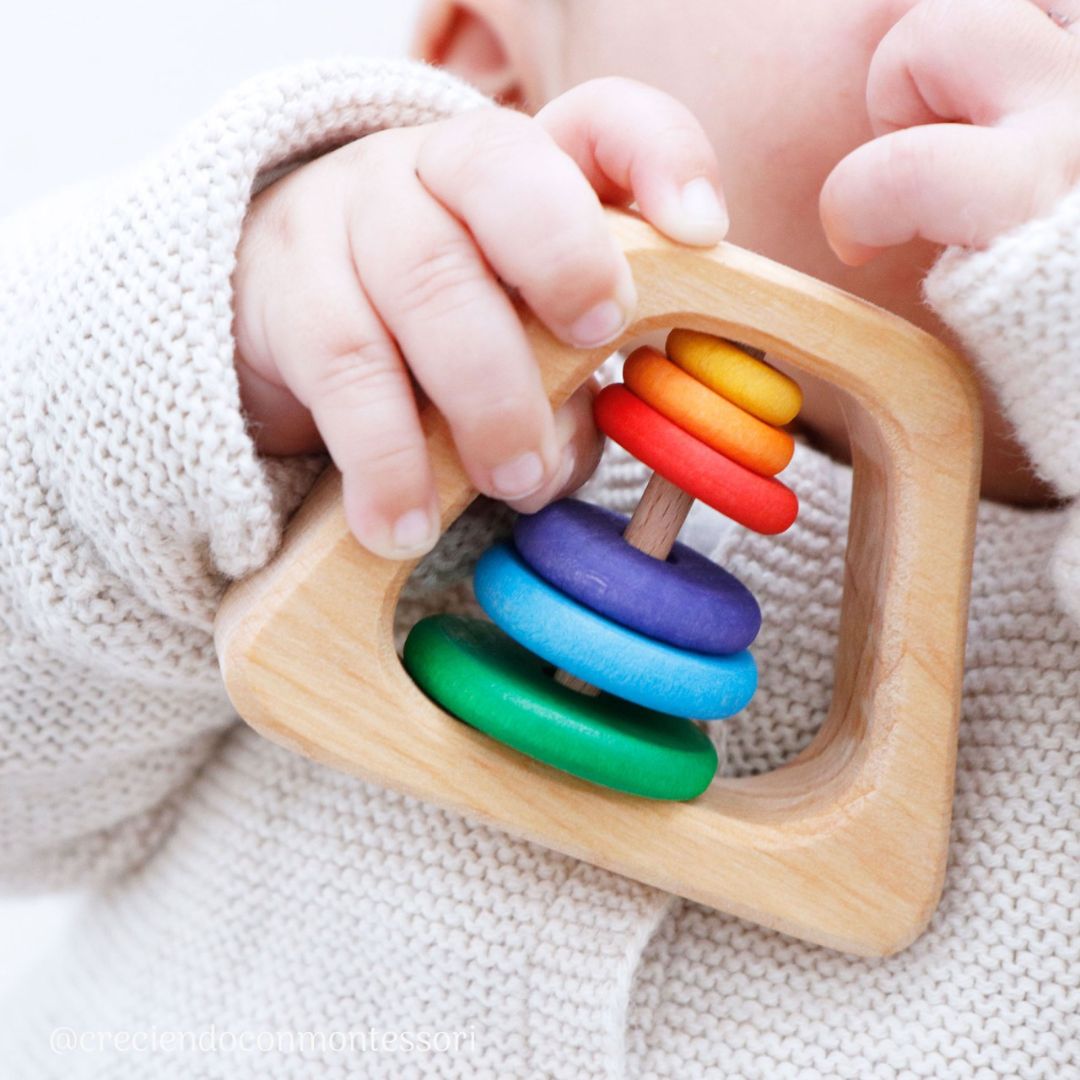 Grimm's piramide rammelaar bijtring