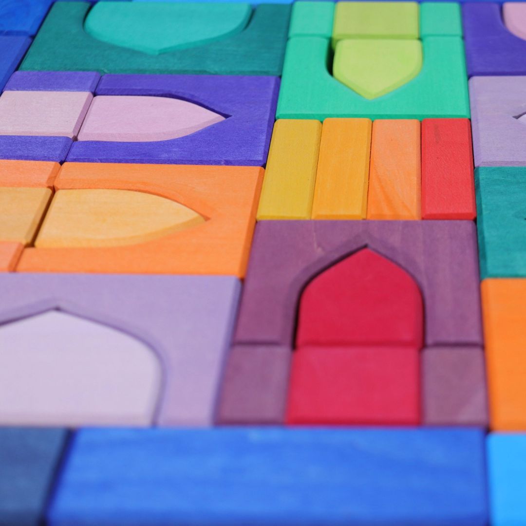 Grimms houten bouwblokken set 1001 nacht