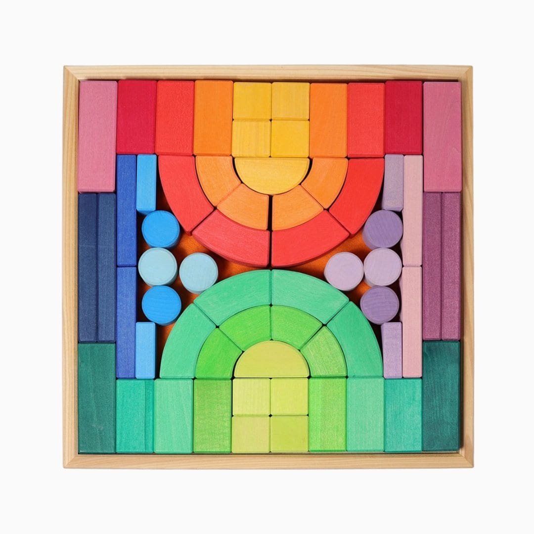 Grimms houten blokkenset romanesque