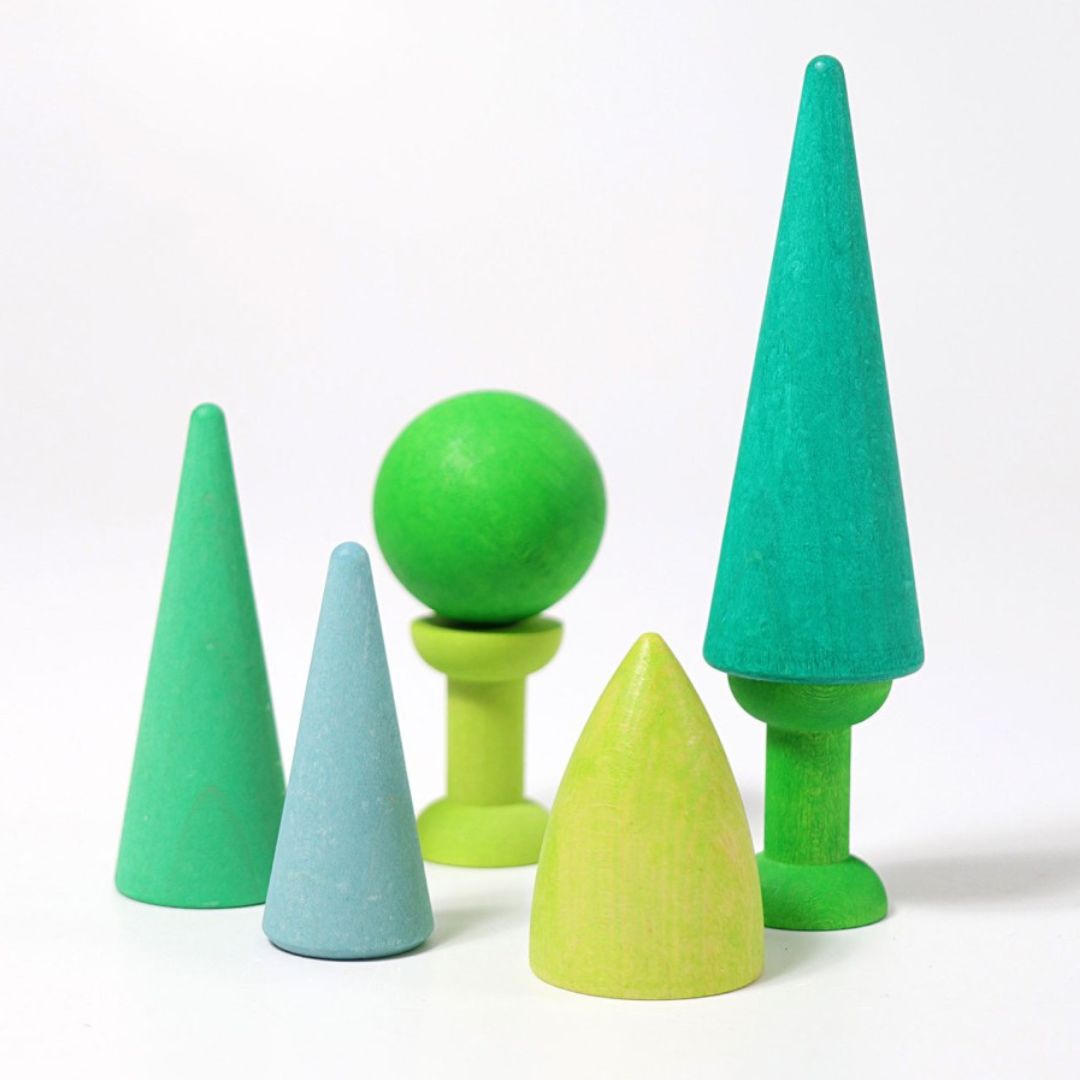 Grimms bouwblokken gemengd bos 7-delig