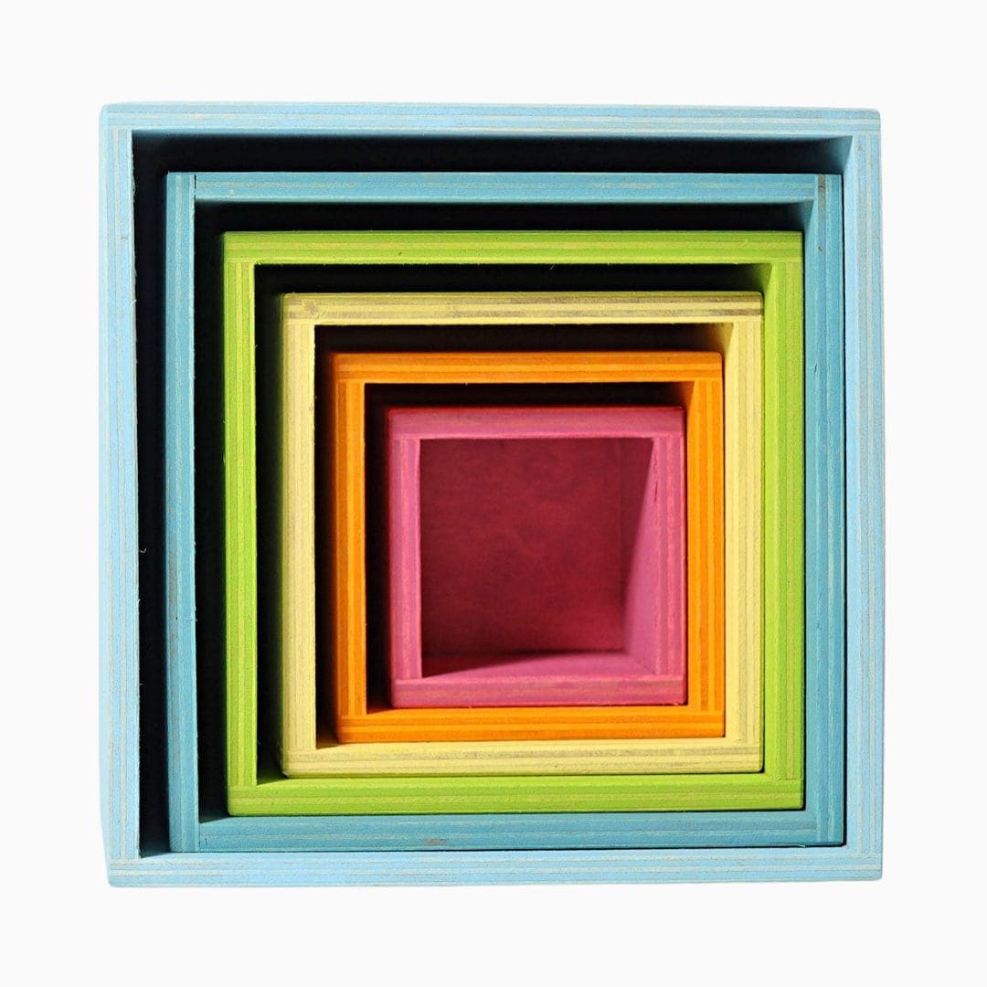 GRIMM's grote houten boxen in pastel kleuren