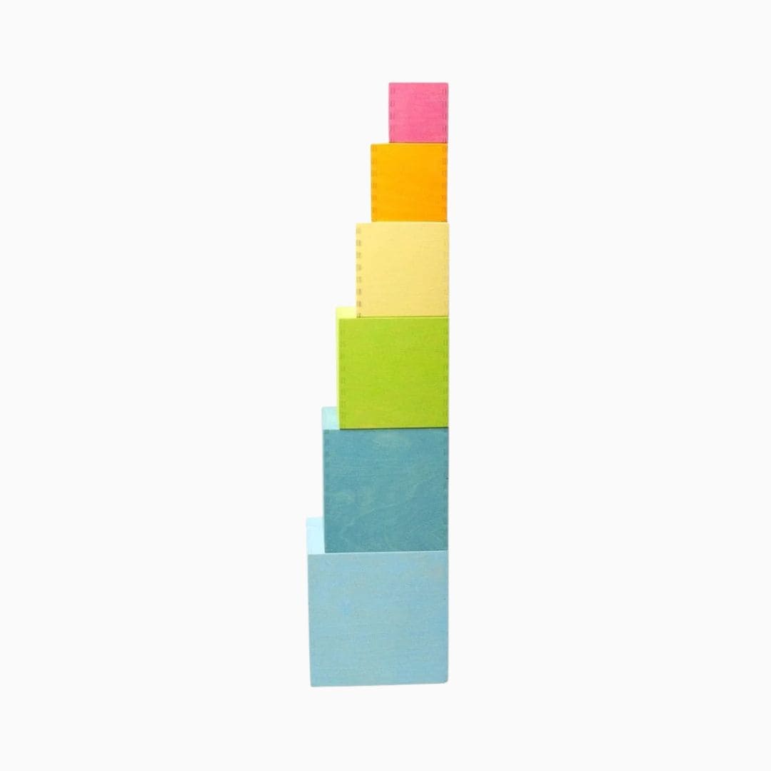 GRIMM's grote houten boxen in pastel kleuren