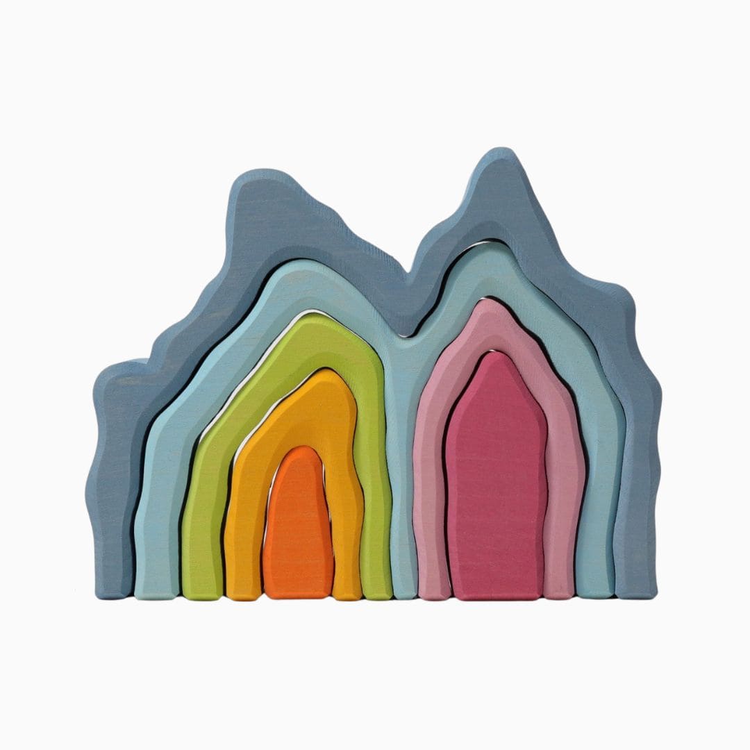 Grimms stapelblokken Cave Arch grot 7-delig