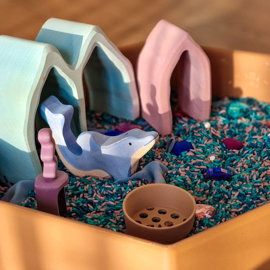 Grimms stapelblokken Cave Arch grot 7-delig