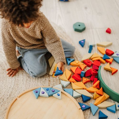 GRIMM's houten blokken bij Studio Bambacht