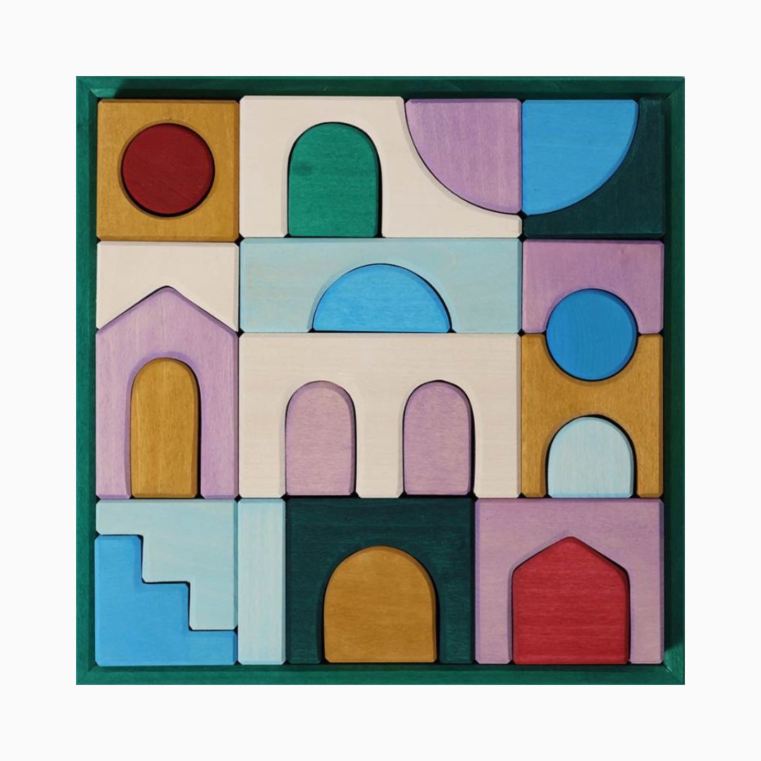 Grimms houten blokken set floors