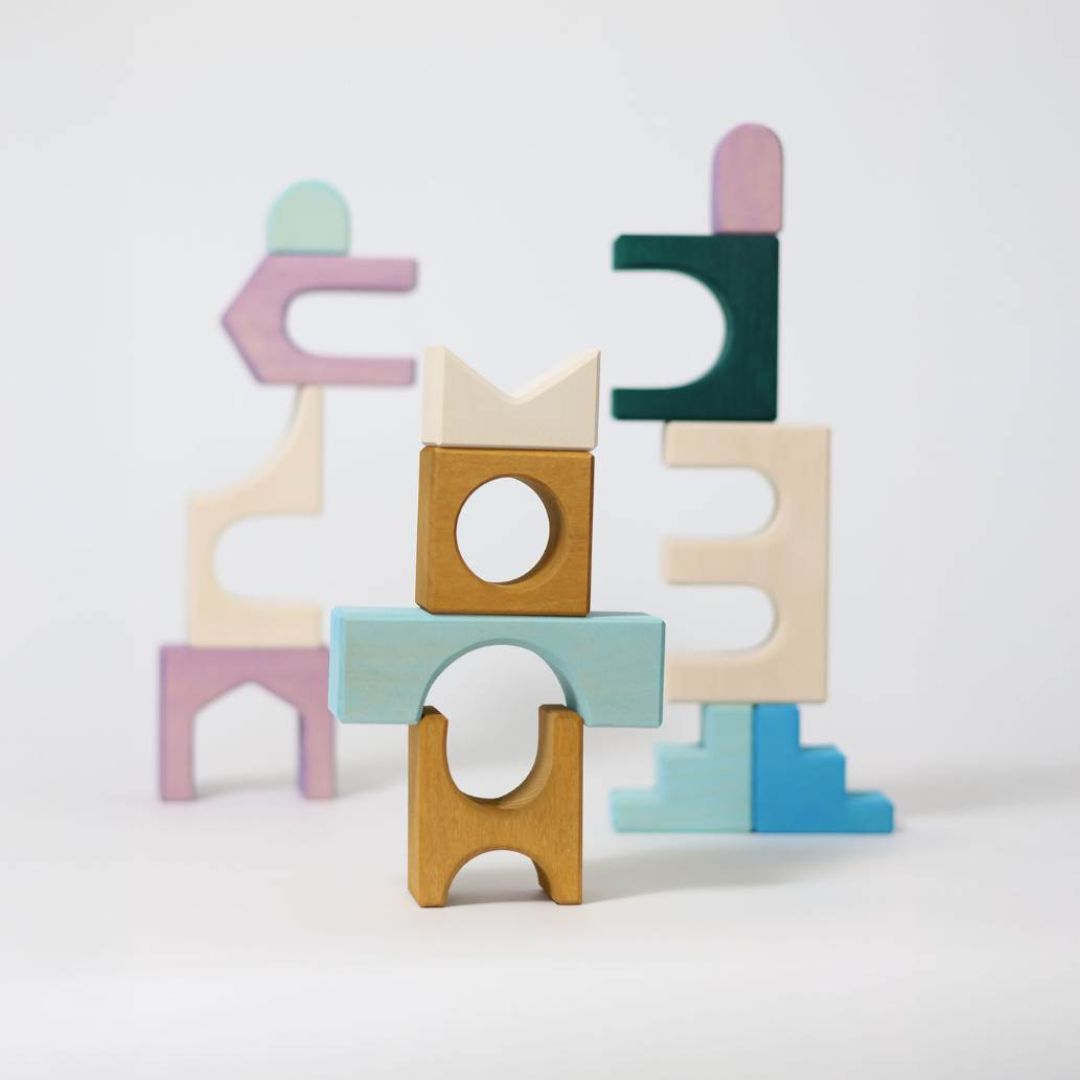 Grimms houten blokken set floors