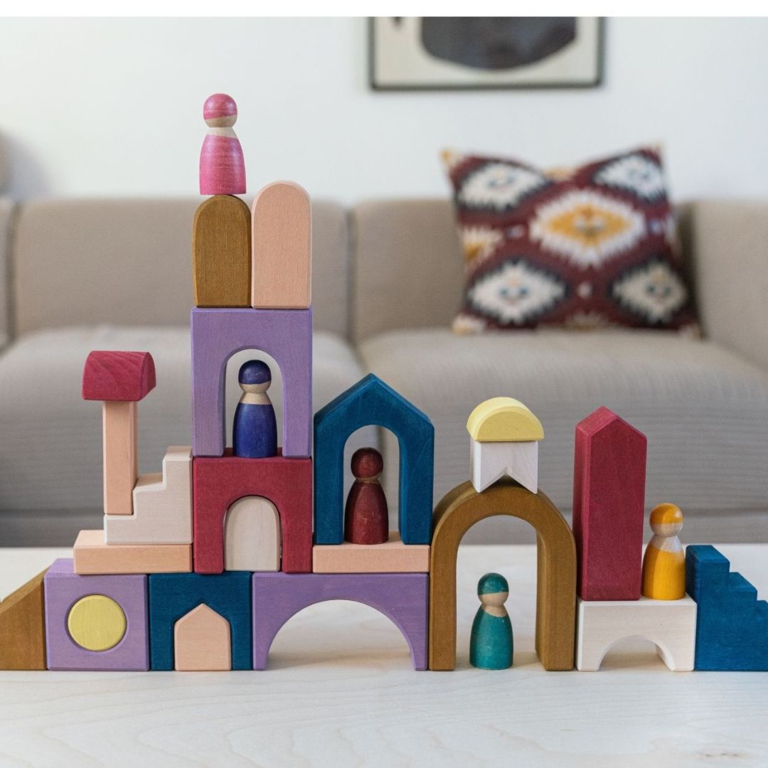 GRIMM's houten blokken set panorama