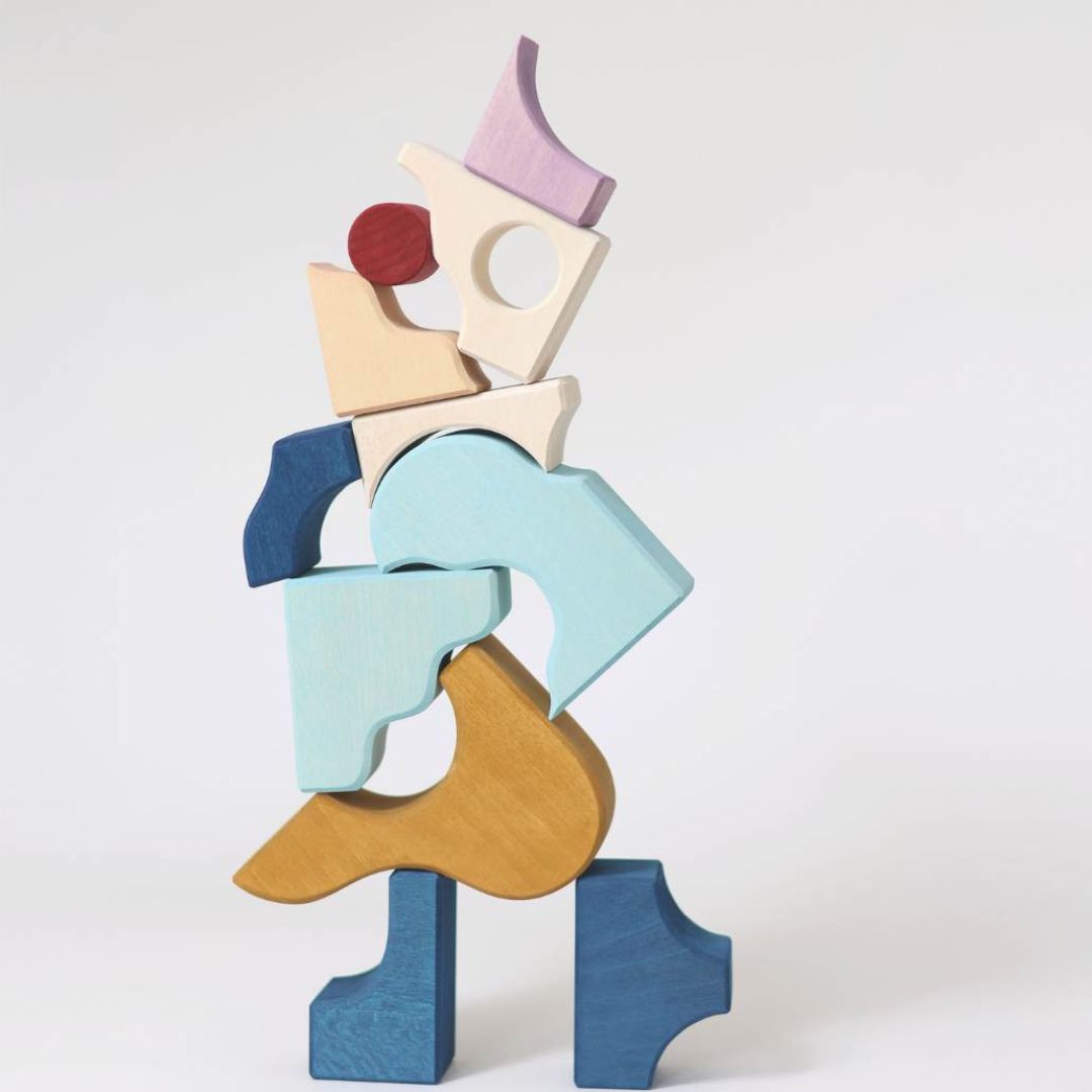 Grimms houten blokken set wave