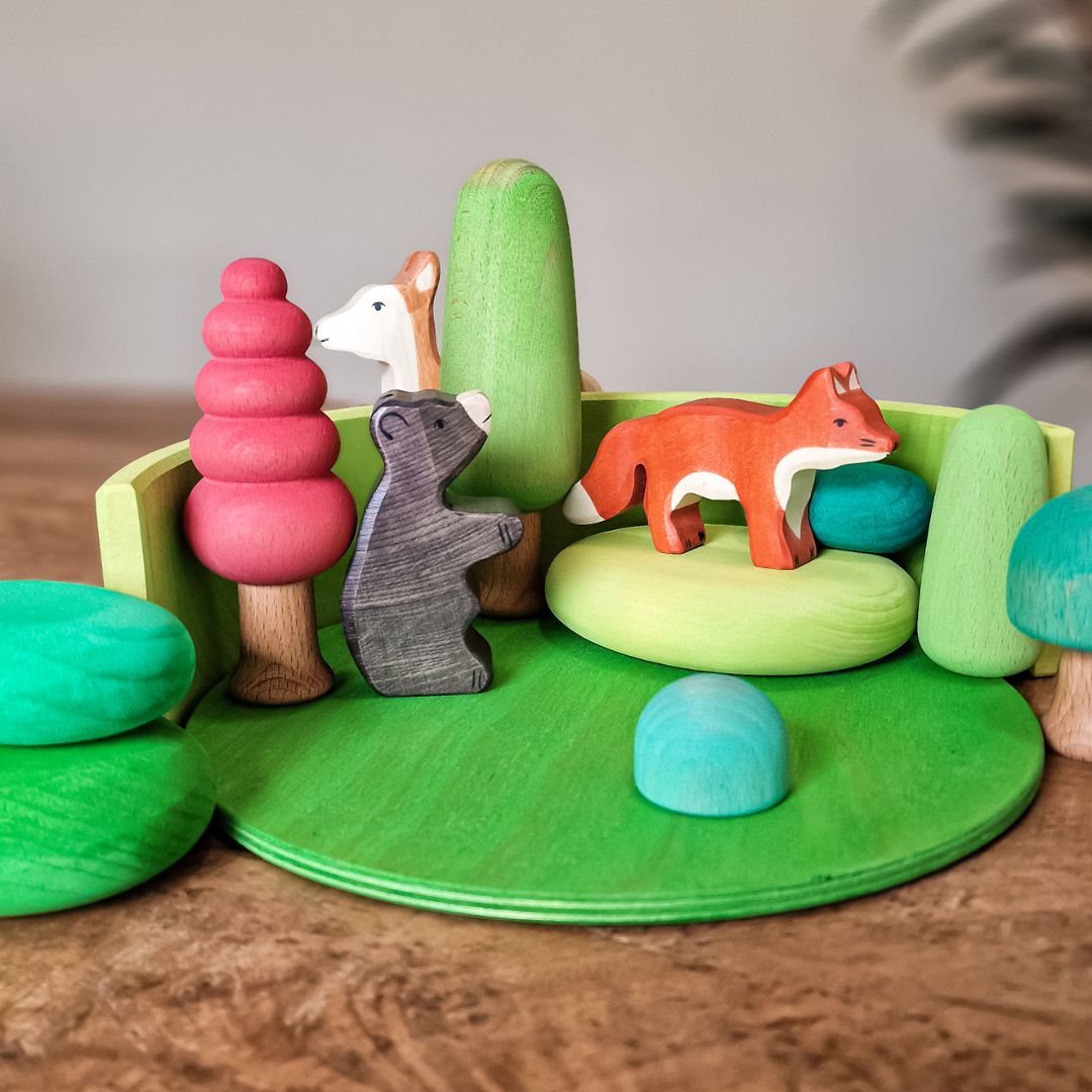 Grimm's stapelset kiezelstenen - moss