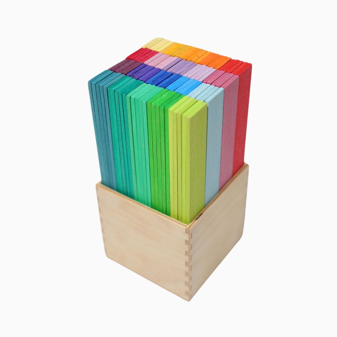 Grimms Leonardo sticks latjes in regenboogkleuren