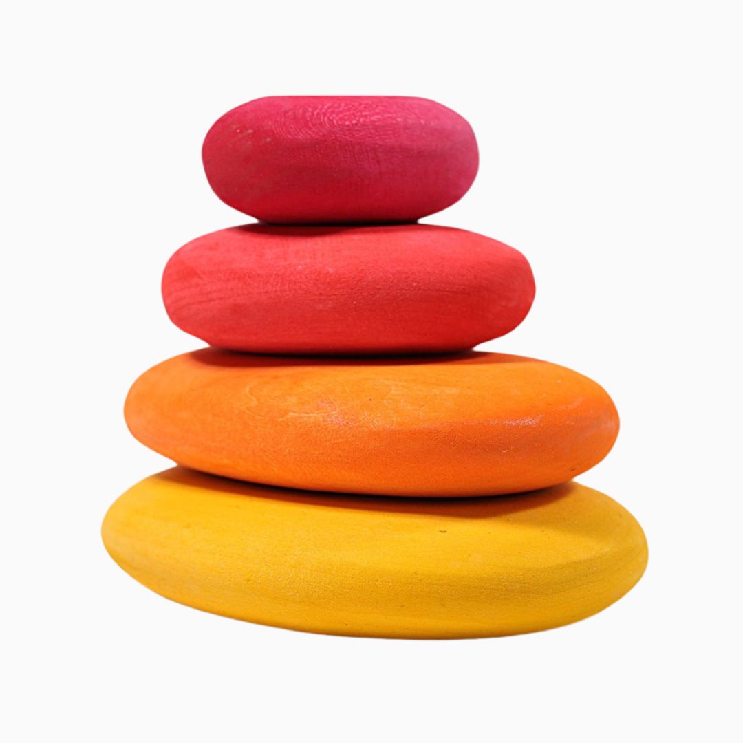 Grimm's houten stapel stenen pebbles fire