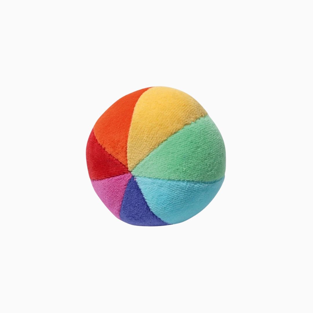 Grimm's baby speelgoed regenboog bal van stof