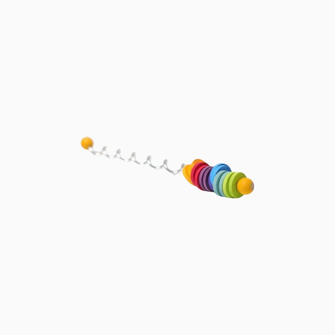 Grimm's mini spiraal spirelli in regenboog kleuren
