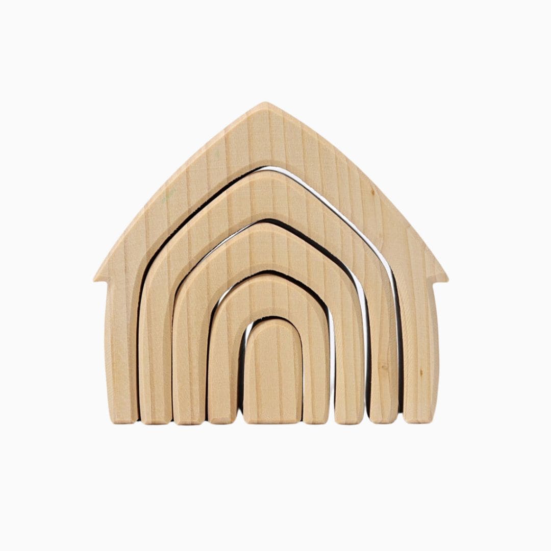 Grimm's houten huisje naturel