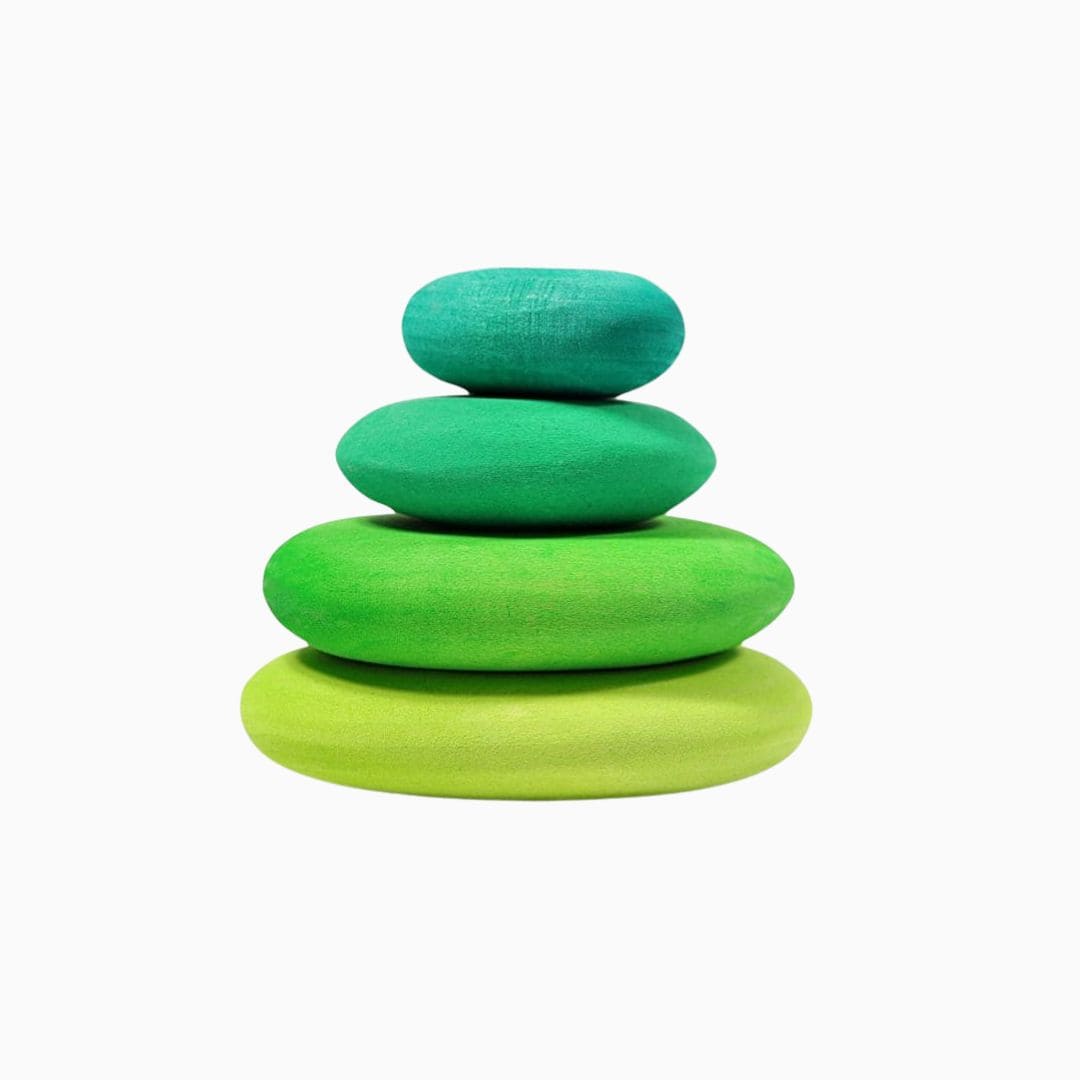 Grimm's stapelset kiezelstenen - moss