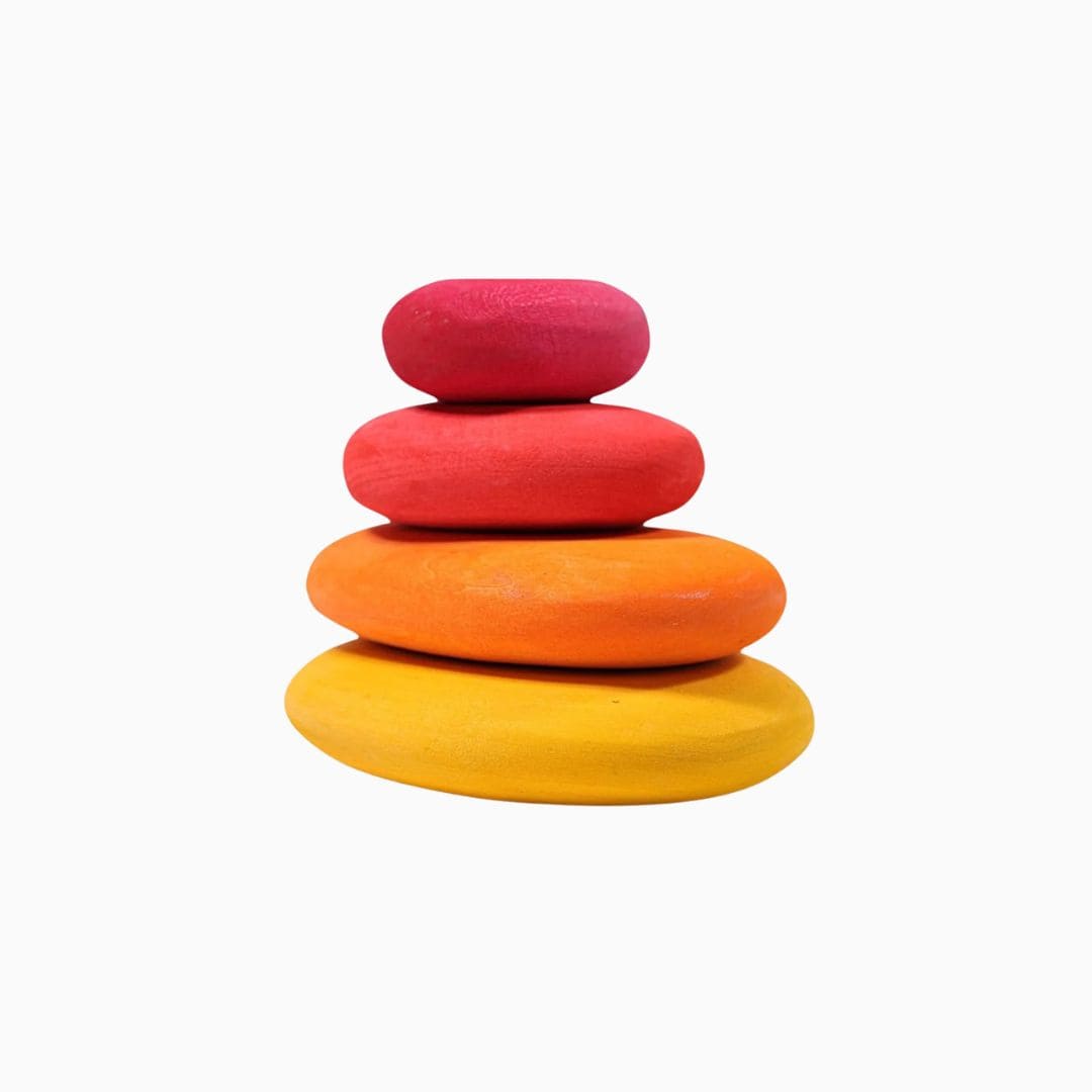Grimm's houten stapel stenen pebbles fire