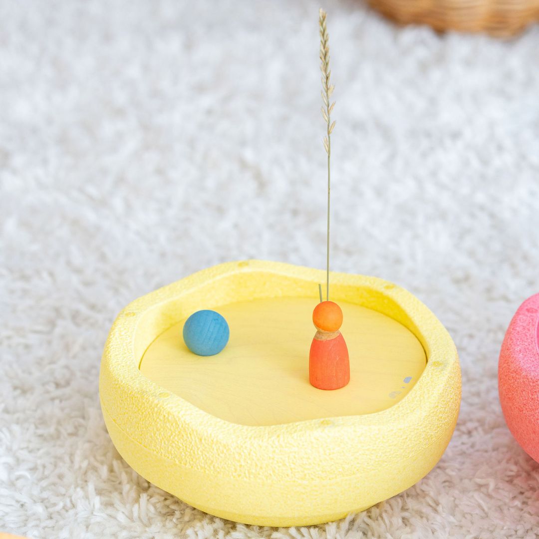 Stapelstein x Grimm's houten cirkels met houten ballen voor in de stapelstein stenen