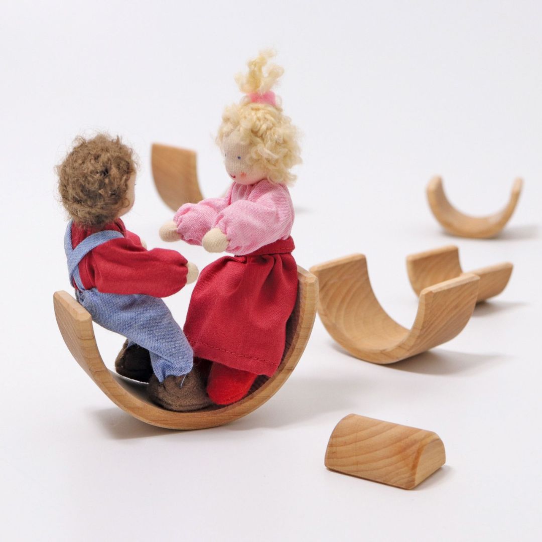 Grimm's regenboog stapeltoren hout 10,5cm