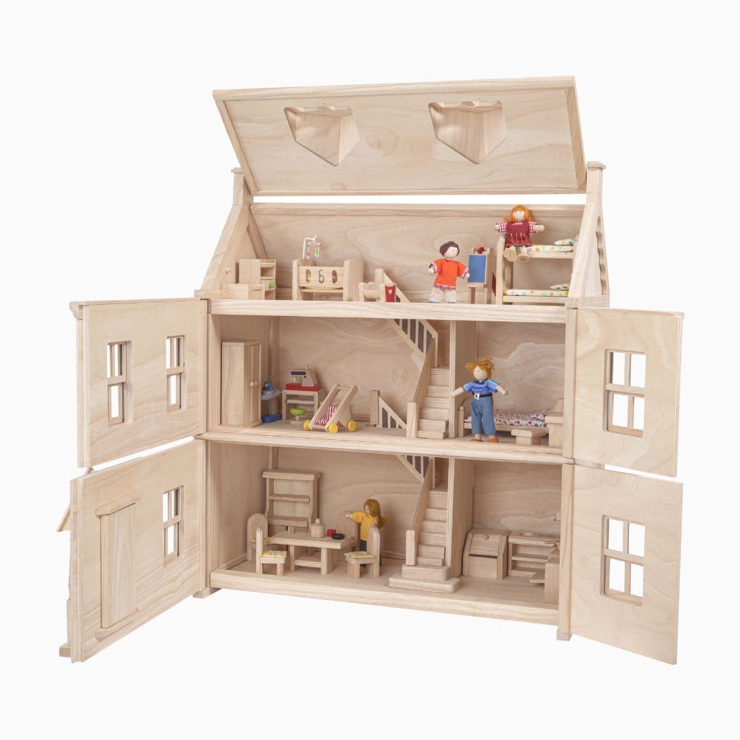 Groot speelgoed poppenhuis Plantoys