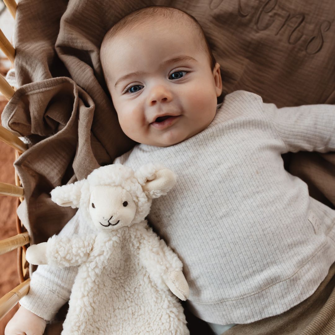 Happy Horse knuffeldoek lammetje Leo